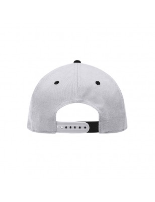 Stylish flatpeak cap in 6 panel 'High Profile' look