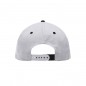 Stylish flatpeak cap in 6 panel 'High Profile' look