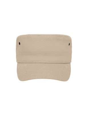 Trendy cap in military style made of sturdy cotton