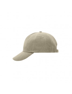 Classic 5 panel cap made of heavy brushed cotton