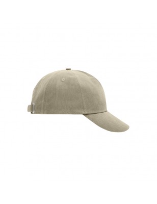 Classic 5 panel cap made of heavy brushed cotton