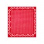 Multifunctional square bandana scarf with print in traditional costume look