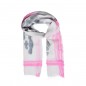 Light scarf with fashionable jacquard pattern