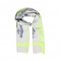 Light scarf with fashionable jacquard pattern