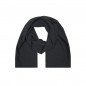 Extra wide fleece scarf without fringe