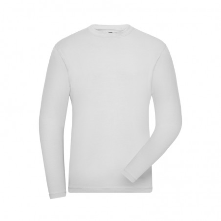 Long-sleeved T-shirt made of soft elastic single jersey