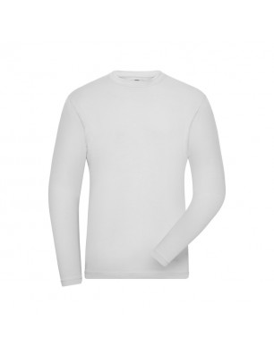 Long-sleeved T-shirt made of soft elastic single jersey