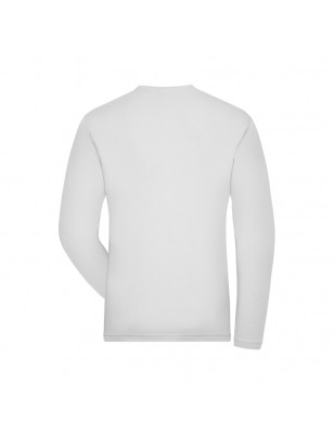 Long-sleeved T-shirt made of soft elastic single jersey