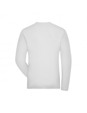 Long-sleeved T-shirt made of soft elastic single jersey