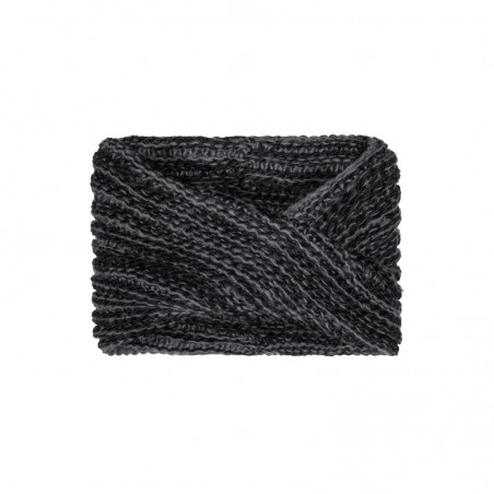 Coarse loop scarf in twin-layer knitting