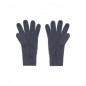 Knitted gloves with ribbed cuffs for men and women