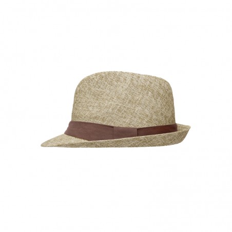 Stylish summer streetwear hat with wide contrasting hatband