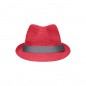 Stylish summer streetwear hat with wide contrasting hatband