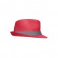 Stylish summer streetwear hat with wide contrasting hatband