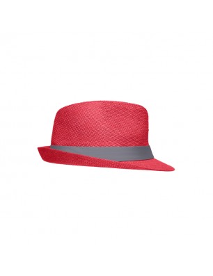 Stylish summer streetwear hat with wide contrasting hatband