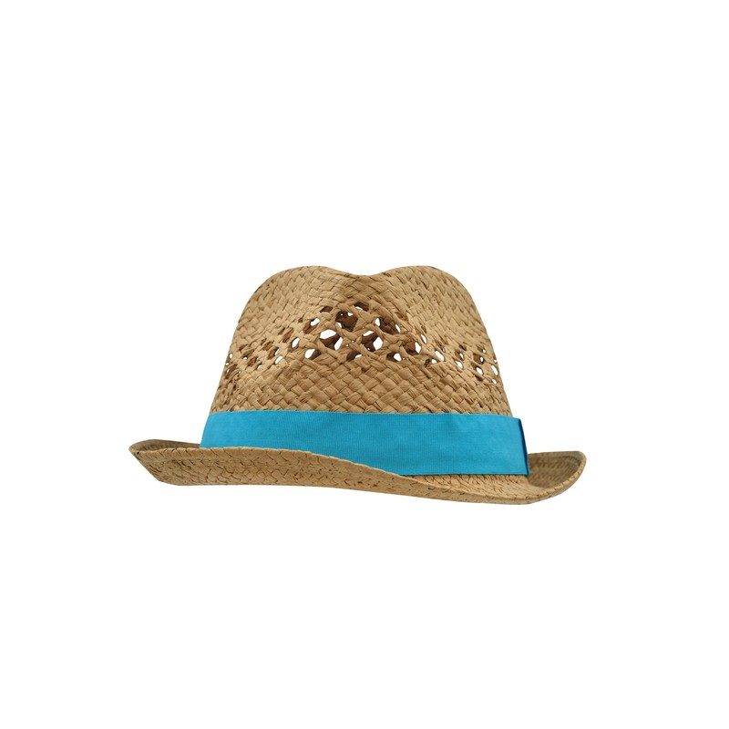 Trendy hat in elaborate wicker look