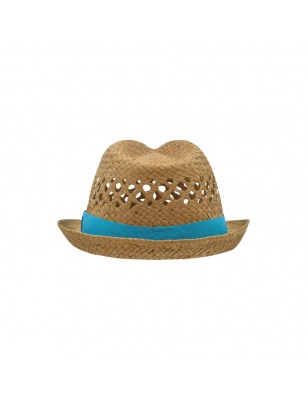 Trendy hat in elaborate wicker look