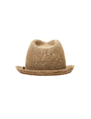 Light summer hat with decorative cord