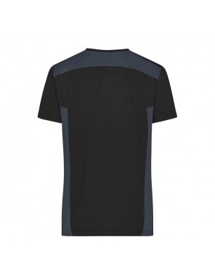 Durable, easy care T-shirt with contrasting insets