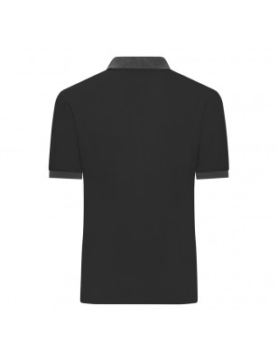 Classic polo shirt with contrasting collar and cuffs in piqué