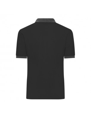 Classic polo shirt with contrasting collar and cuffs in piqué