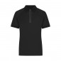 Polo shirt with zip of functional polyester for promotion, sport and free time