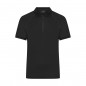 Zipped polo shirt of functional polyester for promotion, sport and free time