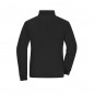 Fleece jacket with inside in contrasting colour