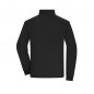 Fleece jacket with inside in contrasting colour