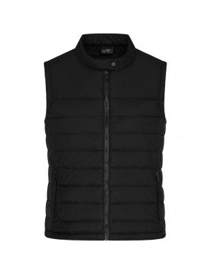 Padded vest with stand-up collar for promotion and life style