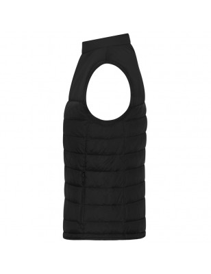 Padded vest with stand-up collar for promotion and life style