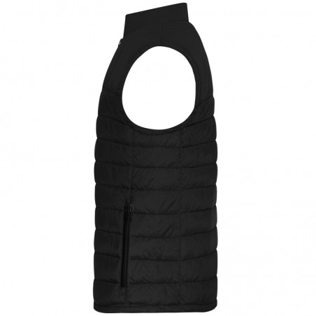 Padded vest with stand-up collar for promotion and life style