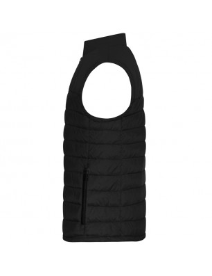 Padded vest with stand-up collar for promotion and life style