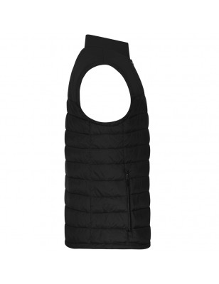 Padded vest with stand-up collar for promotion and life style