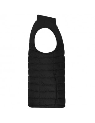 Padded vest with stand-up collar for promotion and life style