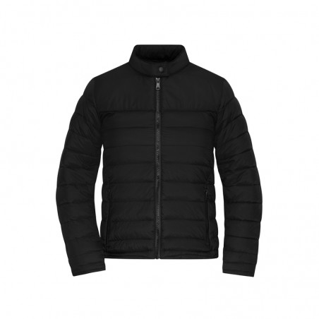 Padded jacket with stand-up collar for promotion and life style