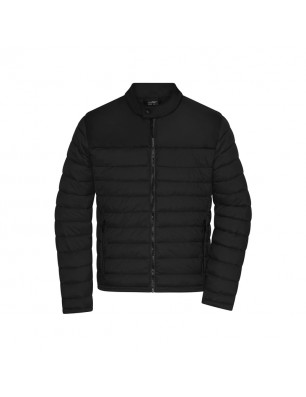 Padded jacket with stand-up collar for promotion and life style