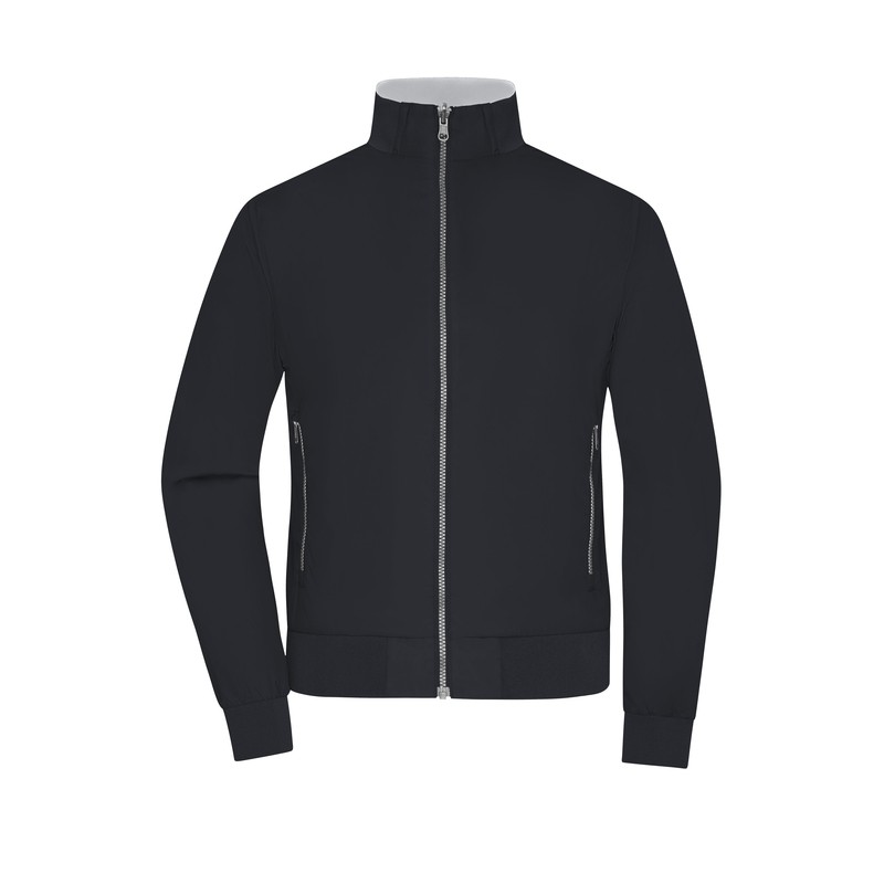 Reversible blouson for business, promotion and life style