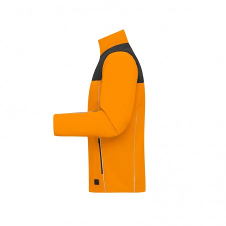 Light elastic jacket in signal colour