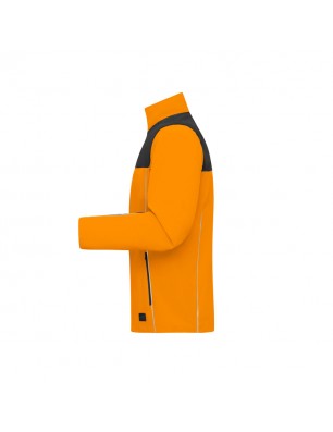 Light elastic jacket in signal colour