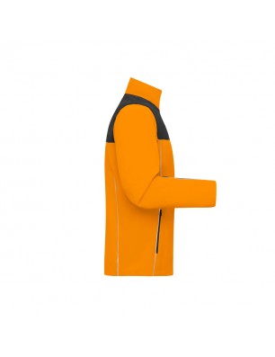 Light elastic jacket in signal colour