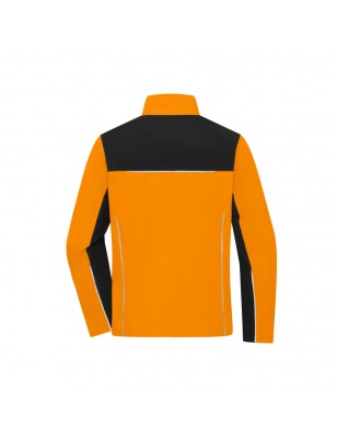 Light elastic jacket in signal colour