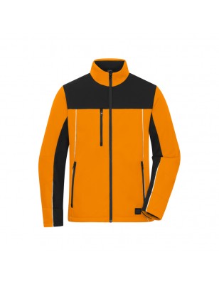 Softshell jacket in signal colour