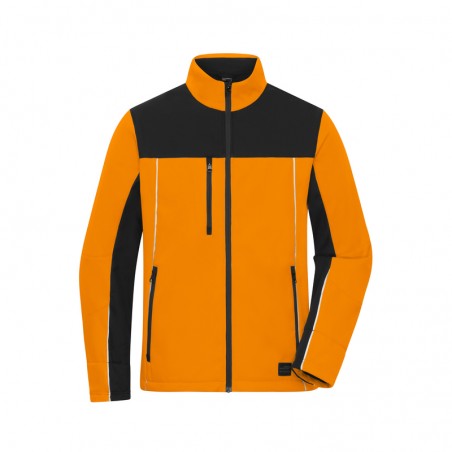 Softshell jacket in signal colour