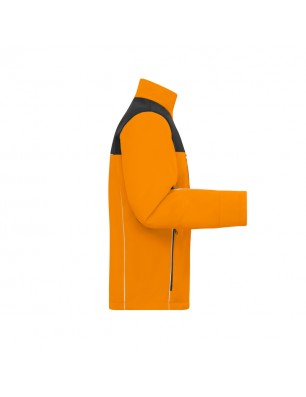 Softshell jacket in signal colour