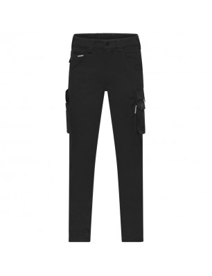 Light, durable slim-line workwear pants with functional details