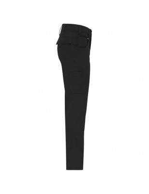 Light, durable slim-line workwear pants with functional details