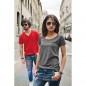 Ladies' T-shirt with fashionable breast pocket