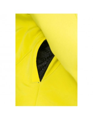 Elastic, padded softshell jacket