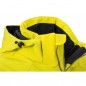 Elastic, padded softshell jacket